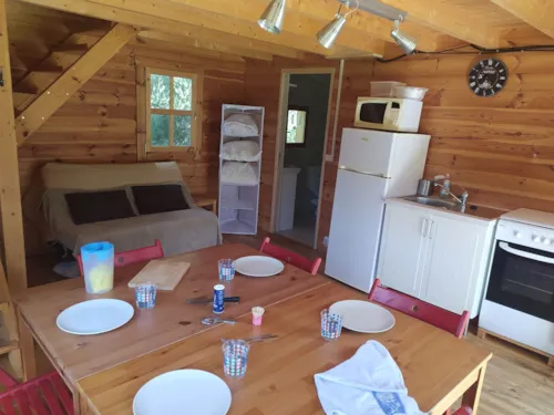 Location - Chalet Bois - image n°3 - Camping Les Bouleaux