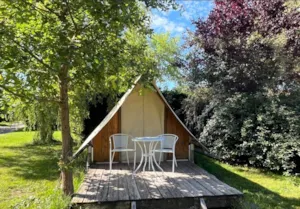  - Tente toilée et bois - La Ferme des Epinettes