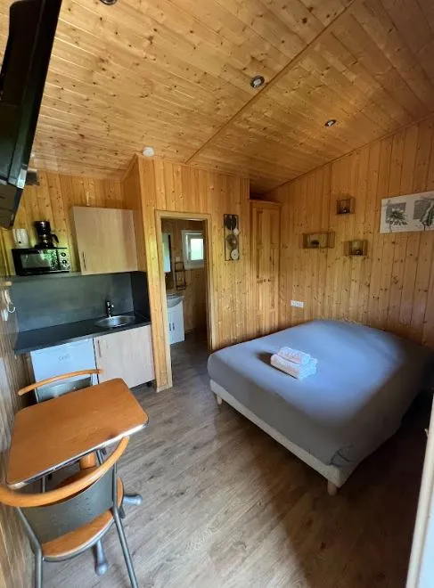 Kamer - Slaapkamer Chalet Motel - image n°8 - La Ferme des Epinettes