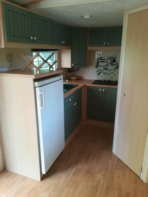 Mietunterkunft - Mobilhome Cottage Comfort 2 Bedrooms Covered Terrace - image n°2 - Camping de la Belle Etoile