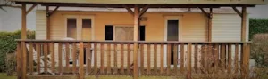 Locatif - Vintage Mobilhome Cottage Continental 2 bedrooms covered terrace - Camping de la Belle Etoile