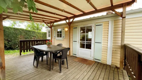 Mietunterkunft - Mobilheim Mercure Confort 2 Schlafzimmer Terrasse - image n°5 - Camping de la Belle Etoile