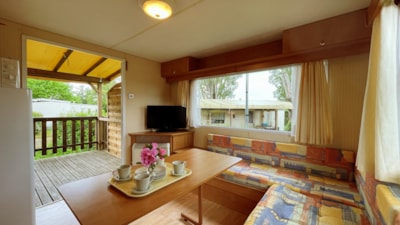 Vintage Mobilhome Cottage Continental 2 bedrooms covered terrace — 2