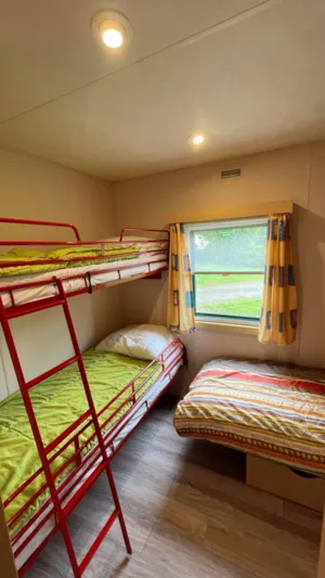 Locatif - Vintage Mobilheim Verona 2 Zimmer - Camping de la Belle Etoile