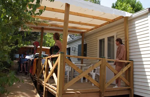 Accommodation - Mobilhome Confort Adapted To The People With Reduced Mobility 36M² - Flower Camping Les Cadenières