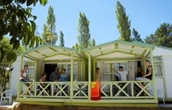 Mietunterkunft - Hütte Double Jumélé Standard 35M² 4 Schlafzimmer - Ohne Klimaanlage - Flower Camping Les Cadenières