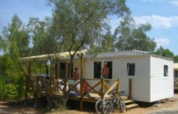 Mietunterkunft - Mmobil Home Standard Sans Clim 29M² 2 Bedrooms - Flower Camping Les Cadenières