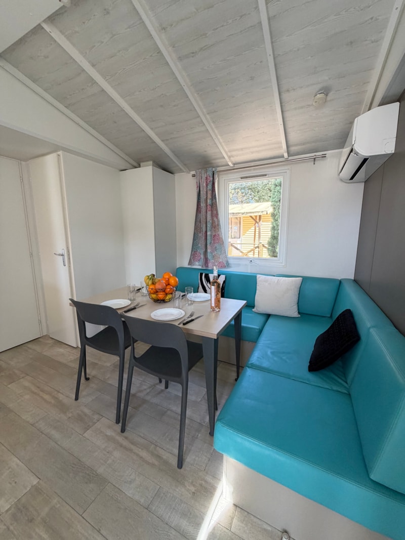 NEW // Mobilheim Premium 37m² 3 Zimmer Clim TV wifi Geschirrspüler
