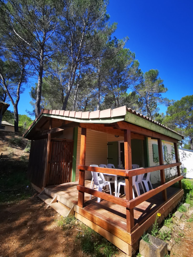 Chalet Confort 35m² 2 slaapkamers - met airconditioning