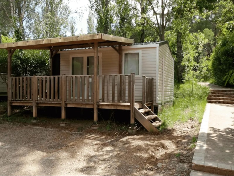 Stacaravan Confort 18m² 1 slaapkamer - met airconditioning