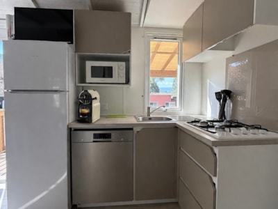 NEW // Mobil-home Premium 37m² 3 bedrooms Clim TV wifi dishwasher