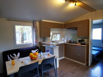 Mobile-home Confort 29m² 2 bedrooms - with air-conditioning