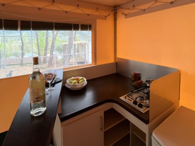 Canvas bungalow Standard 20m² 2 bedrooms - without toilet block - without air-conditioning