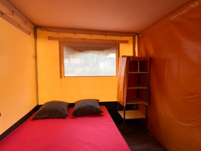 Canvas bungalow Standard 20m² 2 bedrooms - without toilet block - without air-conditioning