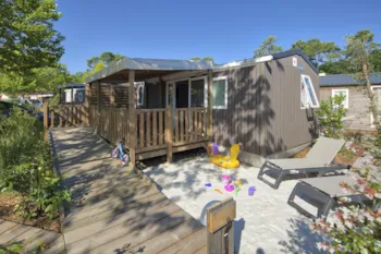 Mietunterkunft - Cottage Iris**** 2 Zimmer 1 Badezimmer - Klimaanlage - Behindertengerecht - Camping Sandaya Maguide
