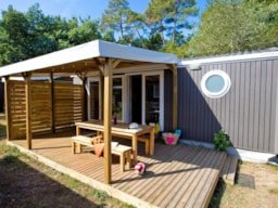 Mietunterkunft - Cottage Iris**** 2 Zimmer 1 Badezimmer - Klimaanlage - Camping Sandaya Maguide