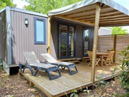 Mietunterkunft - Cottage Aloé**** 3 Zimmer 1 Badezimmer - Klimaanlage - Camping Sandaya Maguide