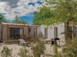 Mietunterkunft - Cottage Tiaré Duo Plage Premium 3 Zimmer / 3 Badezimmer - Klimaanlage - Camping Sandaya Maguide
