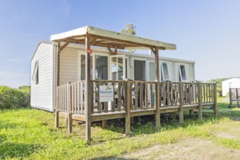 Mietunterkunft - Comfort | 32M² | A/C| 3 Bedrooms | Balcony Terrace - - Camping Acqua e Sole