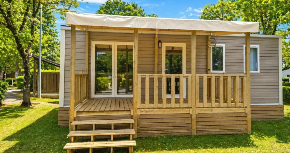 Location - Mobil-Home 3 Chambres - Camping Pyrénées Nature