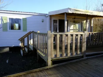 Mietunterkunft - Mobilheim Eco 2 Schlafzimmer Barrierefrei - Camping Bel Air Village Le Plan d’Eau