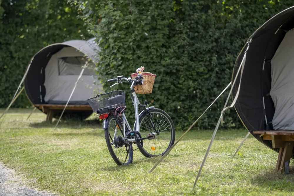 Emplacement - Cyclo-Tente 1 Chambre - Camping Bel Air Village Le Plan d’Eau