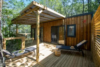 Mietunterkunft - Cottage Confort 2 Schlafzimmer - 29M² - Terrasse 30M² - - Camping Les Restanques