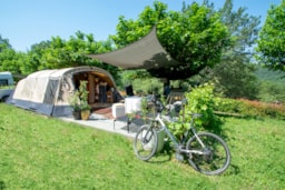Kampeerplaats(en) - Standplaats Espace ( Tussen 100 En 140M² + 1 Auto + Tent, Caravan Of Camper) - Camping Les Restanques