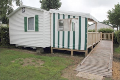Mobile Home Privilège adapted to the people with reduced mobility (2 bedrooms) 32 m²