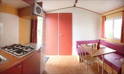 Mobile Home Economique (2 bedrooms) 20-27m² + wooden terrace (10-17 years)