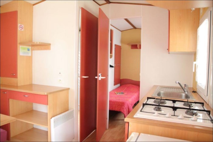 Mobil-Home Economique (2 Chambres) 20/27M² + Terrasse Bois