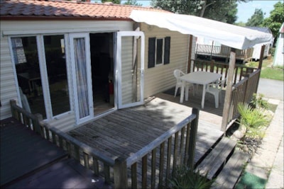Mobile Home Economique (3 bedrooms) 32-35m² + wooden terrace