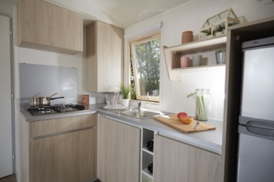 Mobile home Excellence (3 bedrooms) 32-34 m² + wooden terrace