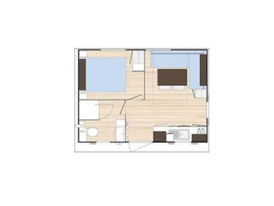 Mobile Home Excellence (1 bedrooms) 19m²  - New 2016