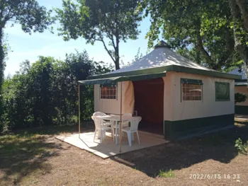 Mietunterkunft - Zeltbungalow 2 Schlafzimmer - Camping Le Rivage Civraisien 