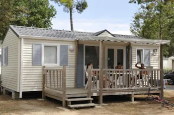 Mietunterkunft - Mobil-Home Classique 2 Zimmer - Terrasse - Camping Le California