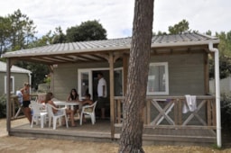 Huuraccommodatie(s) - Chalet Cannelle 2 Kamers - Tv - Camping Le California