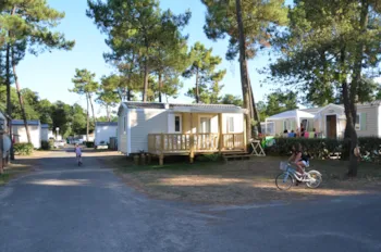 Mietunterkunft - Mobil-Home Confort 2 Zimmer -Tv- Terrasse - Camping Le California