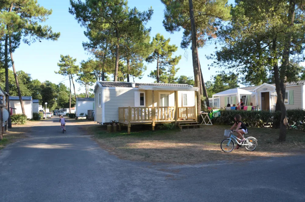 MOBIL-HOME Confort 2 bedrooms with TV - terrace