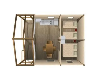 Ecolodge Sahari 2 Chambres(Sans Sanitaire )