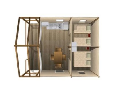 ECOLODGE SAHARI 2 rooms (no bathroom) — 4