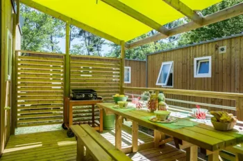 Huuraccommodatie(s) - Stacaravan Privilège 2 Slaapkamers Met Terras - Camping Eden Villages Palmyre Loisirs