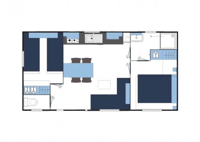 Mobil-Home Access 2 Chambres