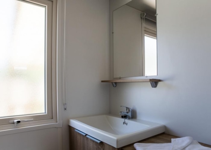 Mobil-Home Confort 3 Chambres Avec Terrasse En Bois Semi Couverte