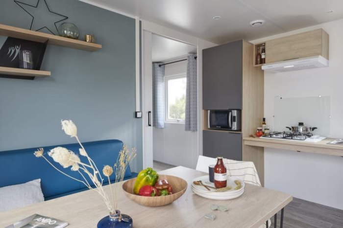 Mobil-Home Confort Pmr (Personne À Mobilité Réduite) 2 Chambres Avec Terrasse