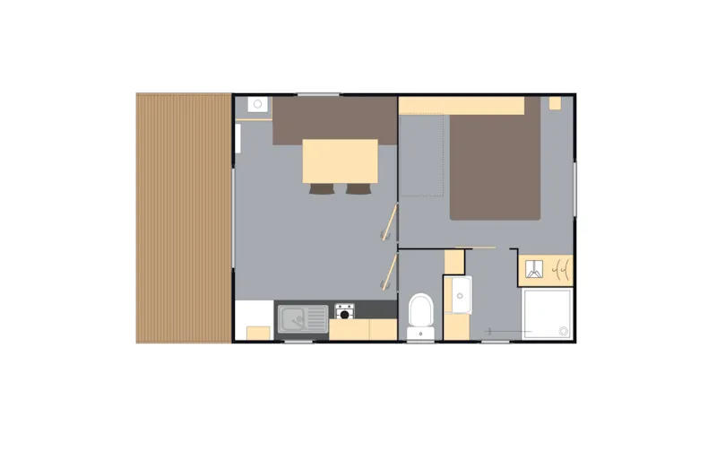 Mobil-Home Confort 1 Chambre