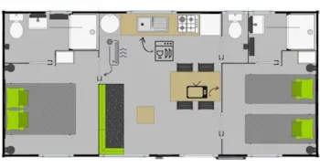 Mietunterkunft - Sun De Raoul 33M² - Capfun - Les Pinèdes du Lubéron