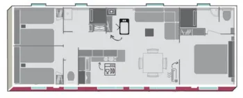Mietunterkunft - Resort De Raoul 38M² - Capfun - Les Pinèdes du Lubéron