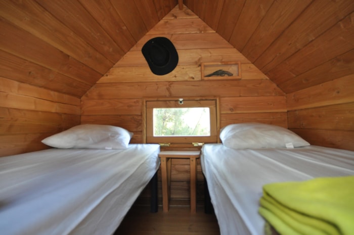 Mobil Home Confort Trappeur 3 Chambres, 6/10 Pers Avec Mini-Chalet Bois 2/P Sur La Terrasse