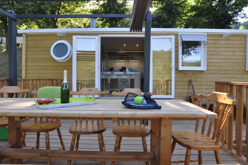 Confort Plus 3Ch Lv Tv Wifi Terrasse Mini-Chalet Bois 2P